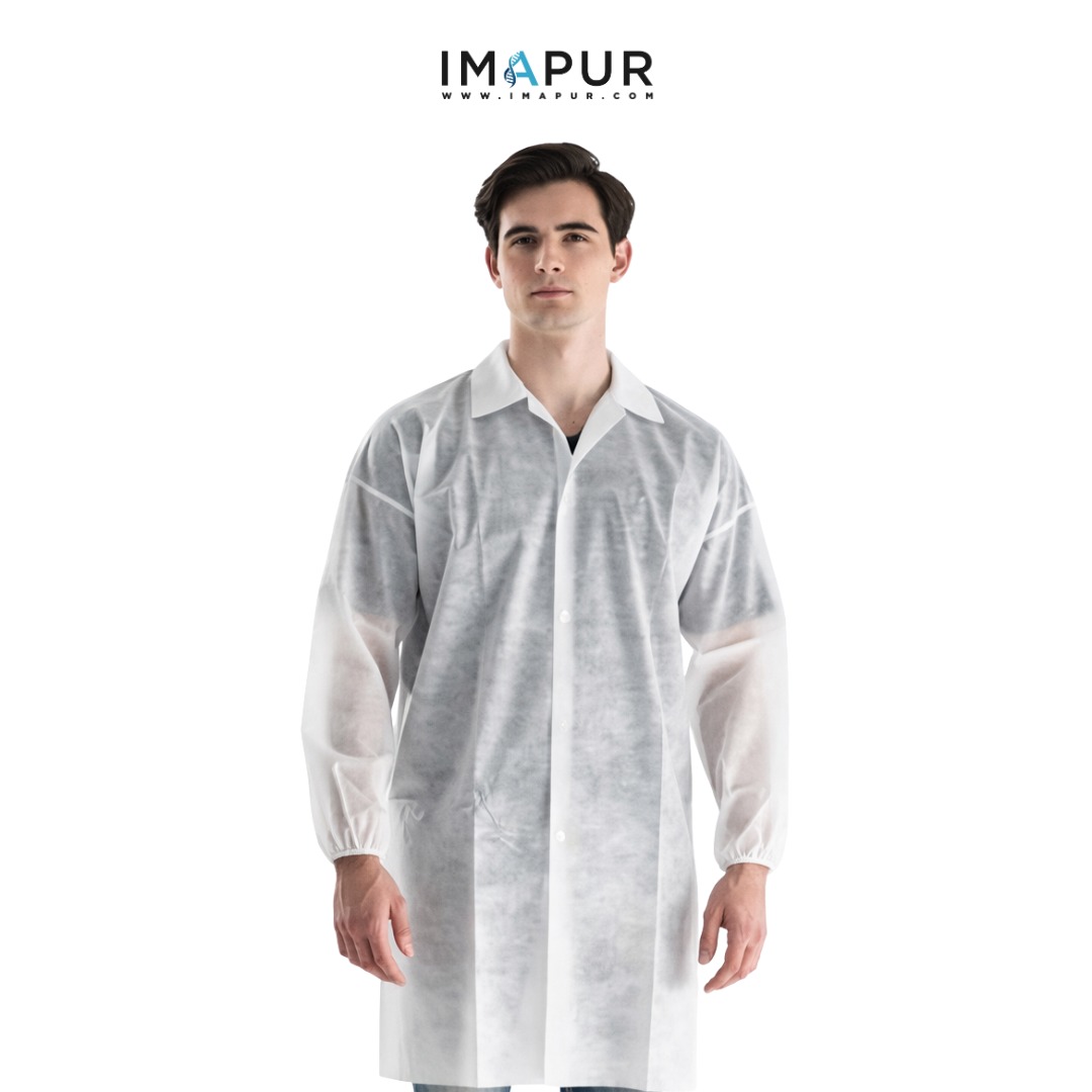 Blouse de protection jetable en polypropylène 10 unités