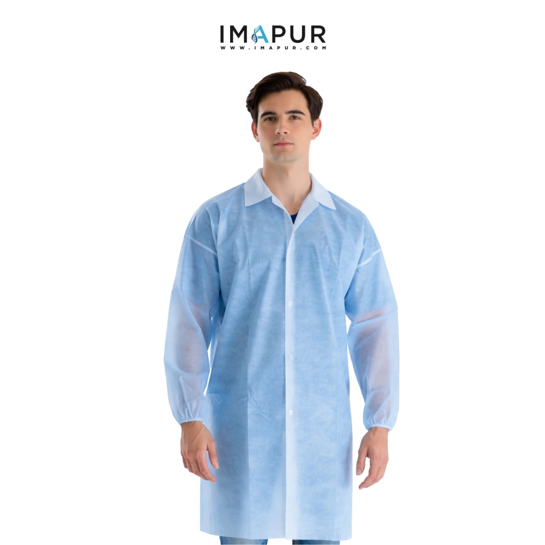 Blouse de protection jetable en polypropylène 10 unités